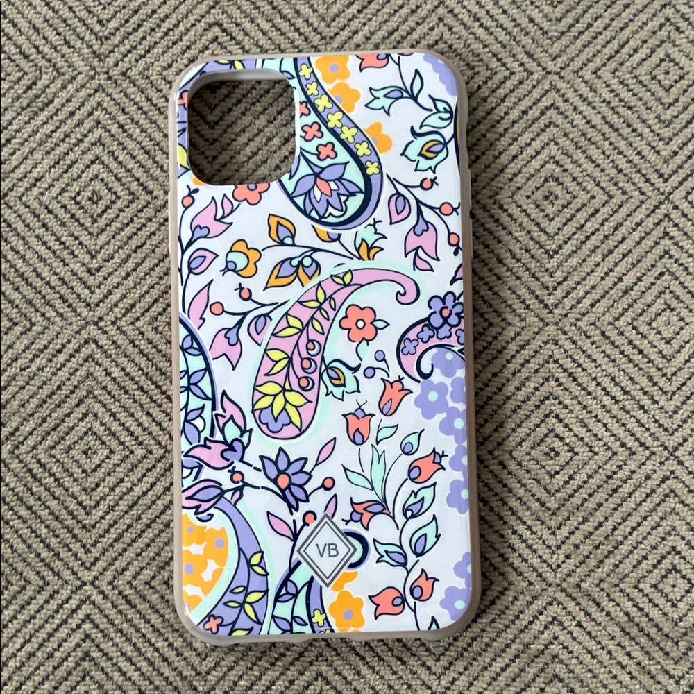 Vera Bradley. iPhone 11. Paisley & Floral Pattern Phone Case - Multicolor